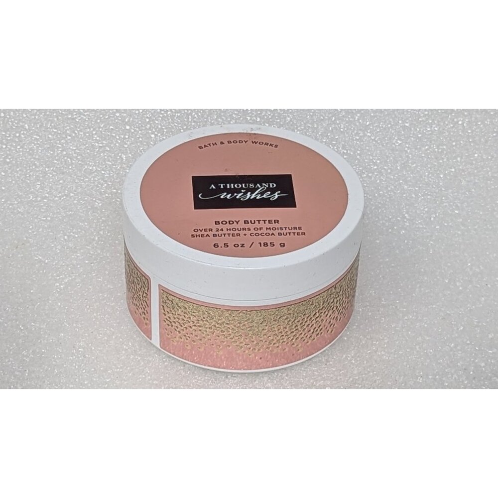 Bath & Body Works A Thousand Wishes Body Butter 6.5 Oz / 185 G Shea & Cocoa Butt